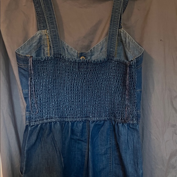 Denim Button-Front Dress - Picture 4 of 5